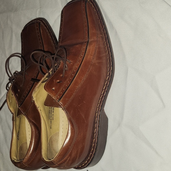 Stacy Adams Men's Brown Leather Dress Shoes - Picture 4 of 6